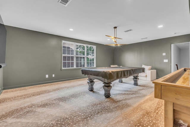 1803 Benziger Ter, Brentwood, TN 37027 - rec room with billiards, recessed lighting, and carpet