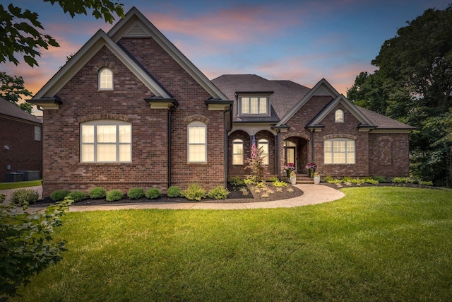 1803 Benziger Ter, Brentwood, TN 37027 - view of front facade with brick siding and a lawn