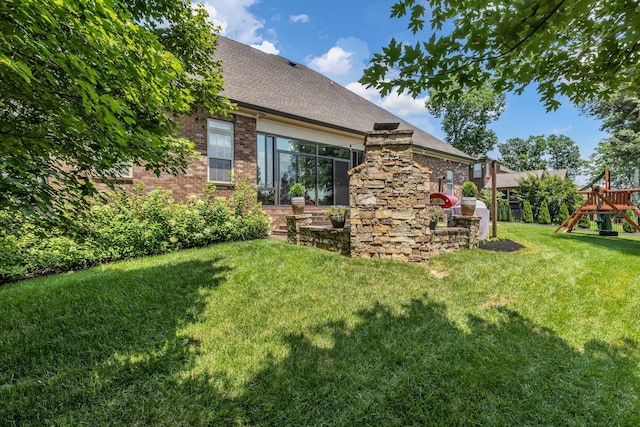 1803 Benziger Ter, Brentwood, TN 37027 - view of grassy yard featuring a playground