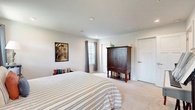 3428 Pepper Glendale Dr, Murfreesboro, TN 37128 - bedroom with light colored carpet and recessed lighting