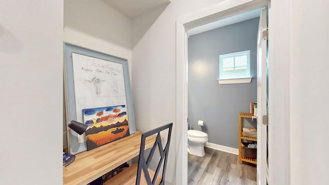 3428 Pepper Glendale Dr, Murfreesboro, TN 37128 - bathroom with toilet and wood finished floors