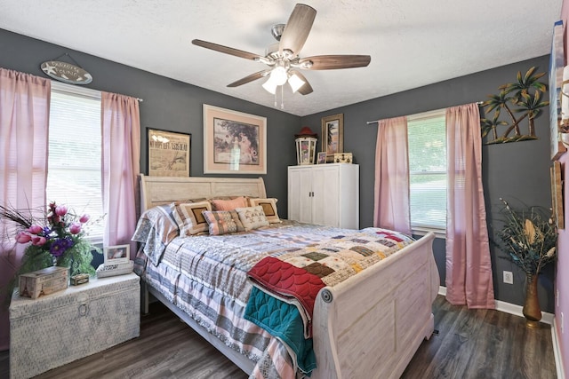 144 Waggoner St, Carthage, TN 37030 - bedroom featuring dark wood-type flooring and ceiling fan