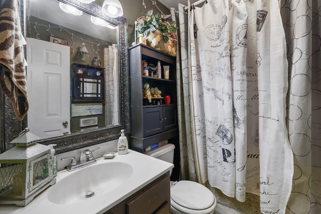 144 Waggoner St, Carthage, TN 37030 - bathroom with vanity and a shower with shower curtain