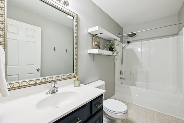 6014 Thrush Ct, Spring Hill, TN 37174 - full bath with shower / tub combination, vanity, and tile patterned flooring