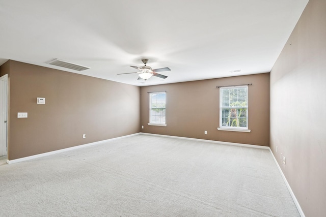 6014 Thrush Ct, Spring Hill, TN 37174 - spare room featuring light colored carpet and ceiling fan