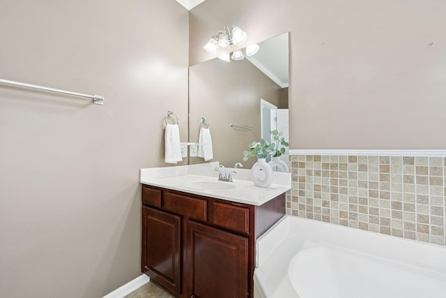 6014 Thrush Ct, Spring Hill, TN 37174 - full bathroom featuring a bath and vanity