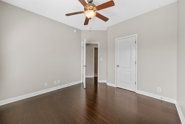 3162 Cross Ridge Dr, Clarksville, TN 37040 - empty room with a ceiling fan and wood finished floors