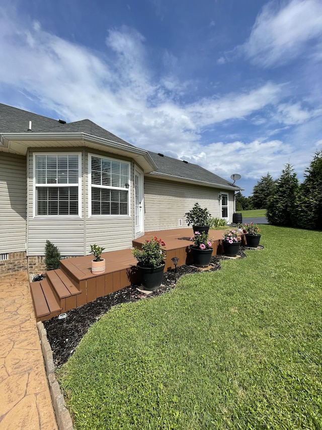 305 Davis Green Ln, Spring Hill, TN 37174 - view of property exterior with a yard and roof with shingles
