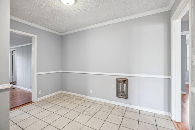 810 Country Club Dr, Clarksville, TN 37043 - tiled empty room with ornamental molding and a textured ceiling