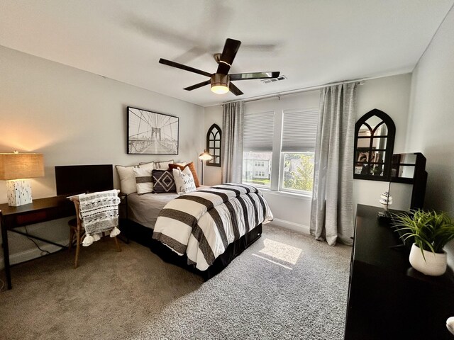 1000 June Wilde Rdg, Spring Hill, TN 37174 - bedroom featuring carpet and ceiling fan
