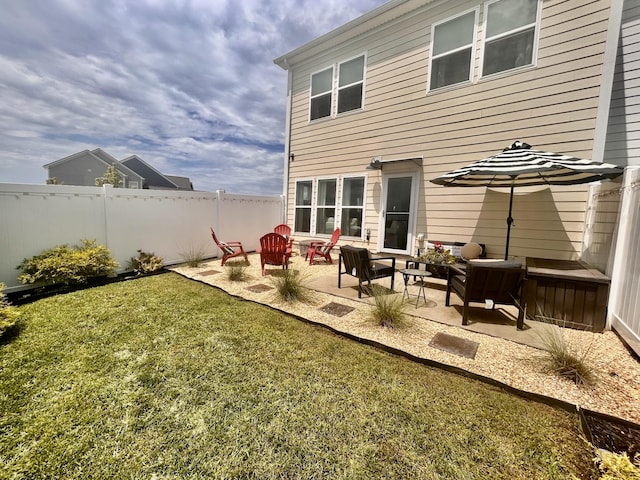 1000 June Wilde Rdg, Spring Hill, TN 37174 - rear view of property with a patio area and an outdoor hangout area