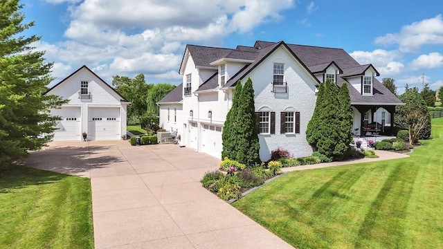 2005 Windsong Dr, Spring Hill, TN 37174 - view of front of house with a front yard, driveway, and a garage