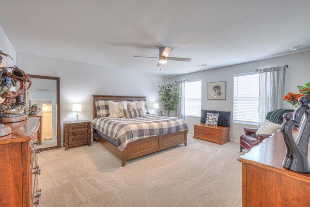 207 Welara St, Murfreesboro, TN 37129 - bedroom featuring light carpet and a ceiling fan
