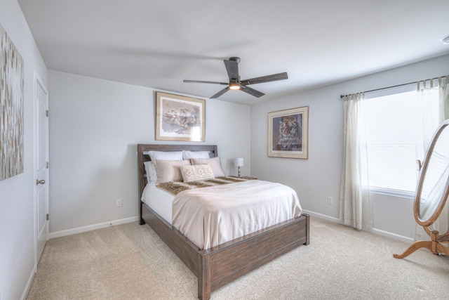 207 Welara St, Murfreesboro, TN 37129 - bedroom with light colored carpet and a ceiling fan
