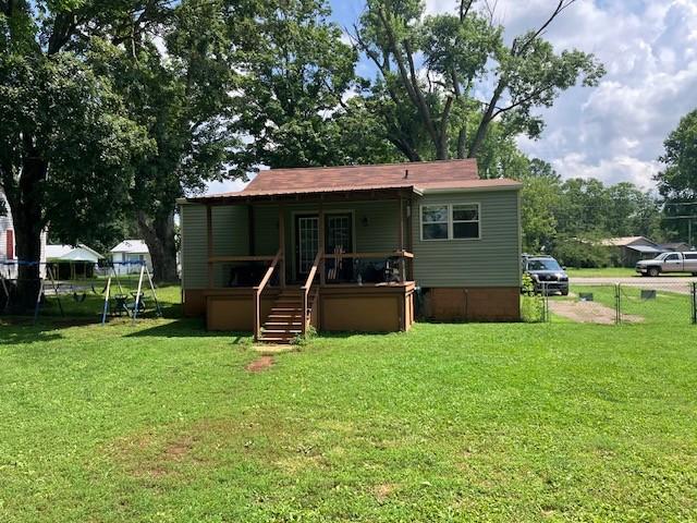 117 Willow St N, Cowan, TN 37318 - back of property with french doors