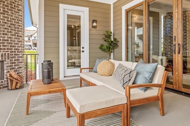 7405 Leelee Dr, Franklin, TN 37064 - view of patio with french doors