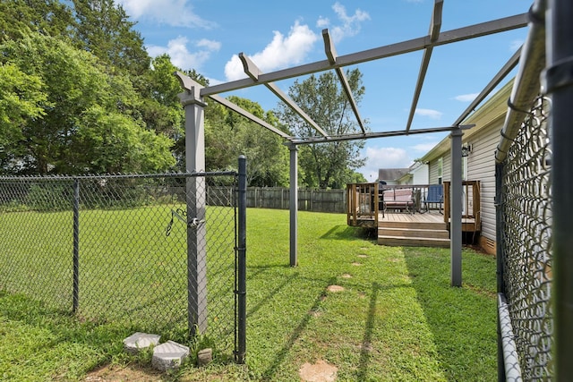 3114 Penny Ln, Murfreesboro, TN 37130 - view of yard featuring a wooden deck