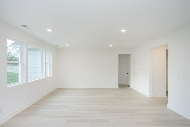 2359 Williamsport Lndg, Columbia, TN 38401 - spare room featuring light wood-type flooring and recessed lighting