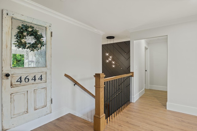4024 Campania Strada, Spring Hill, TN 37174 - foyer entrance featuring ornamental molding and wood finished floors