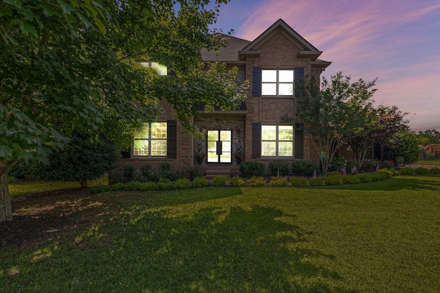 4024 Campania Strada, Spring Hill, TN 37174 - view of front of property with brick siding and a front yard