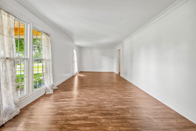 116 Skyview Dr, Columbia, TN 38401 - unfurnished room with ornamental molding and wood finished floors