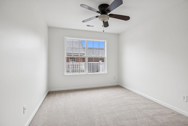 140 Ormesby Pl, Franklin, TN 37064 - carpeted empty room with baseboards and a ceiling fan