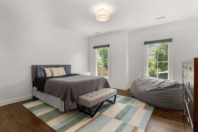 5605 Ottershaw Ct, Brentwood, TN 37027 - bedroom with crown molding and wood finished floors