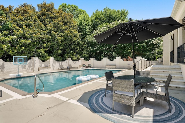 5605 Ottershaw Ct, Brentwood, TN 37027 - view of pool featuring a patio area