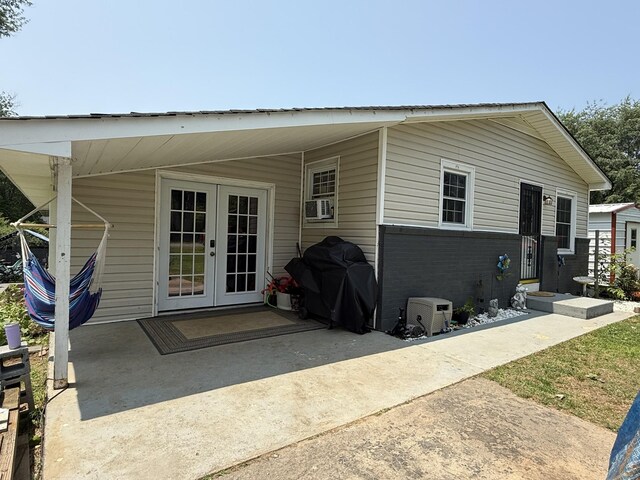 78 Mcdonough Rd, Dunlap, TN 37327 - rear view of property with french doors and brick siding
