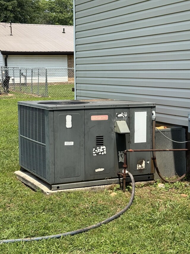 78 Mcdonough Rd, Dunlap, TN 37327 - exterior view of a central AC unit