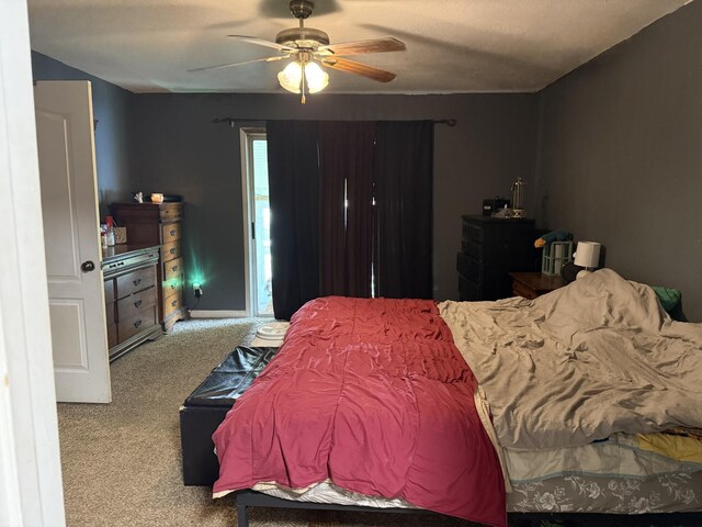 78 Mcdonough Rd, Dunlap, TN 37327 - carpeted bedroom featuring a ceiling fan and baseboards