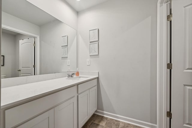 2410 Tate Farm Ln, White House, TN 37188 - bathroom with vanity and baseboards
