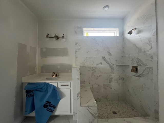 1830 Ableson Way, Columbia, TN 38401 - bathroom with a tile shower and vanity