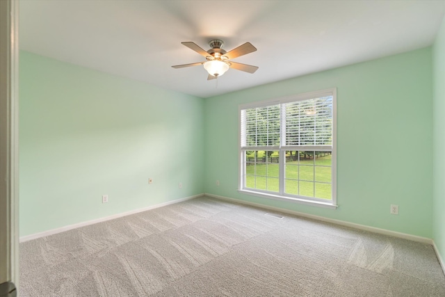 717 Pleasant View Dr, Columbia, TN 38401 - empty room featuring carpet flooring and ceiling fan