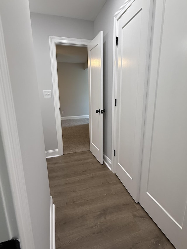 711 Johnson St, Clarksville, TN 37043 - hall with wood finished floors and baseboards