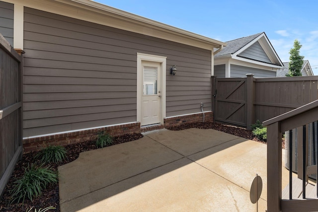 526 Sydenham Dr, Franklin, TN 37064 - property entrance with a patio area and a gate