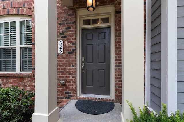526 Sydenham Dr, Franklin, TN 37064 - view of exterior entry featuring brick siding and covered porch