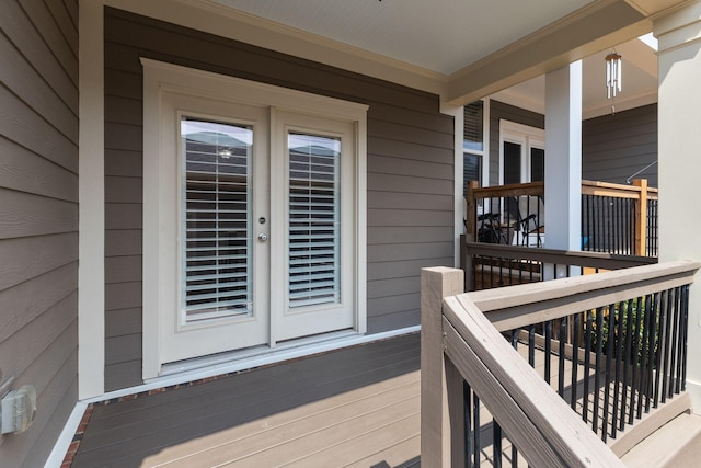 526 Sydenham Dr, Franklin, TN 37064 - deck featuring french doors