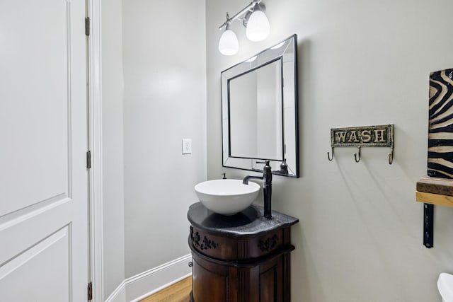 4019 Fremantle Cir, Spring Hill, TN 37174 - bathroom with vanity and wood finished floors
