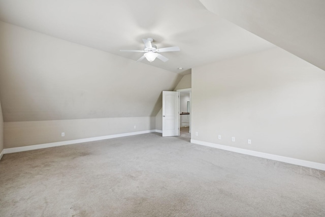 4019 Fremantle Cir, Spring Hill, TN 37174 - bonus room featuring light carpet, ceiling fan, and lofted ceiling