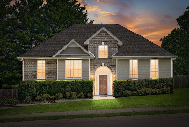 4328 Monticello Trce, Adams, TN 37010 - traditional home featuring a shingled roof and brick siding
