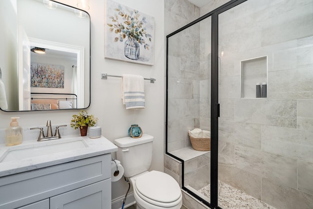 3515 Shellmans Dr, Murfreesboro, TN 37129 - bathroom with a stall shower and vanity