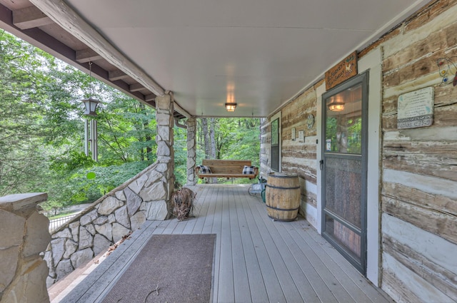 569 Hogans Branch Rd, Hendersonville, TN 37075 - view of wooden porch