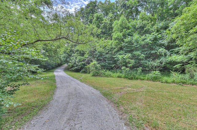 569 Hogans Branch Rd, Hendersonville, TN 37075 - view of road featuring a forest view