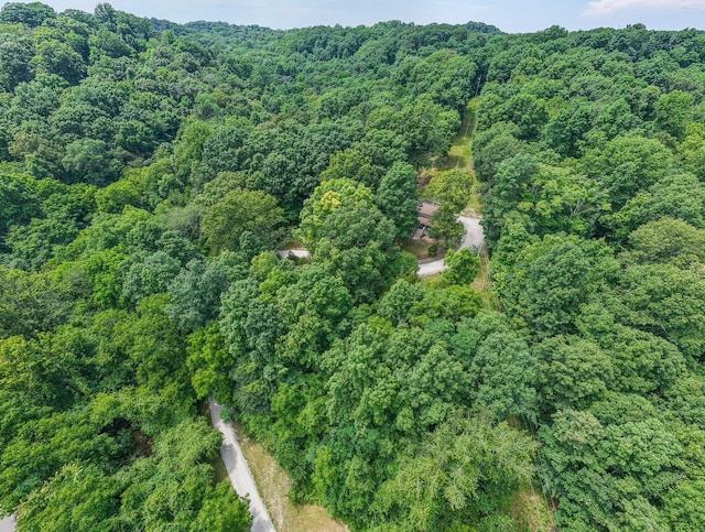 569 Hogans Branch Rd, Hendersonville, TN 37075 - aerial overview of property's location featuring a heavily wooded area