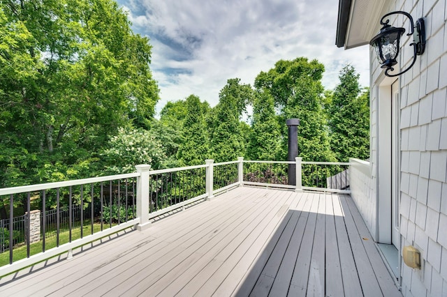 1313 Jewell Ave, Franklin, TN 37064 - view of wooden deck