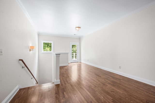 1313 Jewell Ave, Franklin, TN 37064 - unfurnished room with wood finished floors and ornamental molding