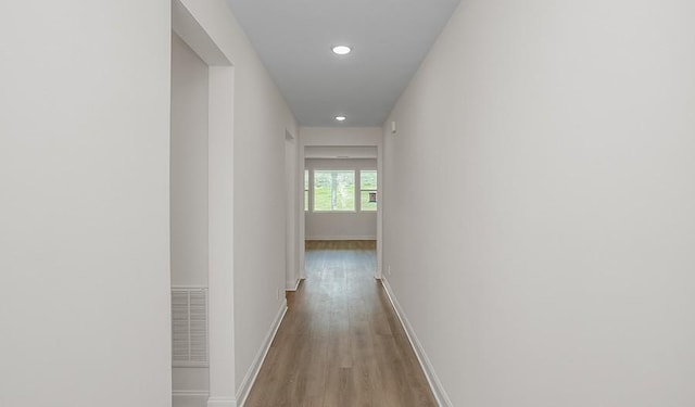 2901 Windstone Trl, Columbia, TN 38401 - corridor with wood finished floors and recessed lighting