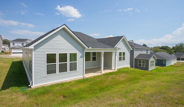 2901 Windstone Trl, Columbia, TN 38401 - rear view of house featuring a lawn and a patio area