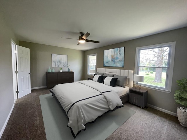 621 Buck Ln, Murfreesboro, TN 37129 - bedroom featuring light carpet and a ceiling fan